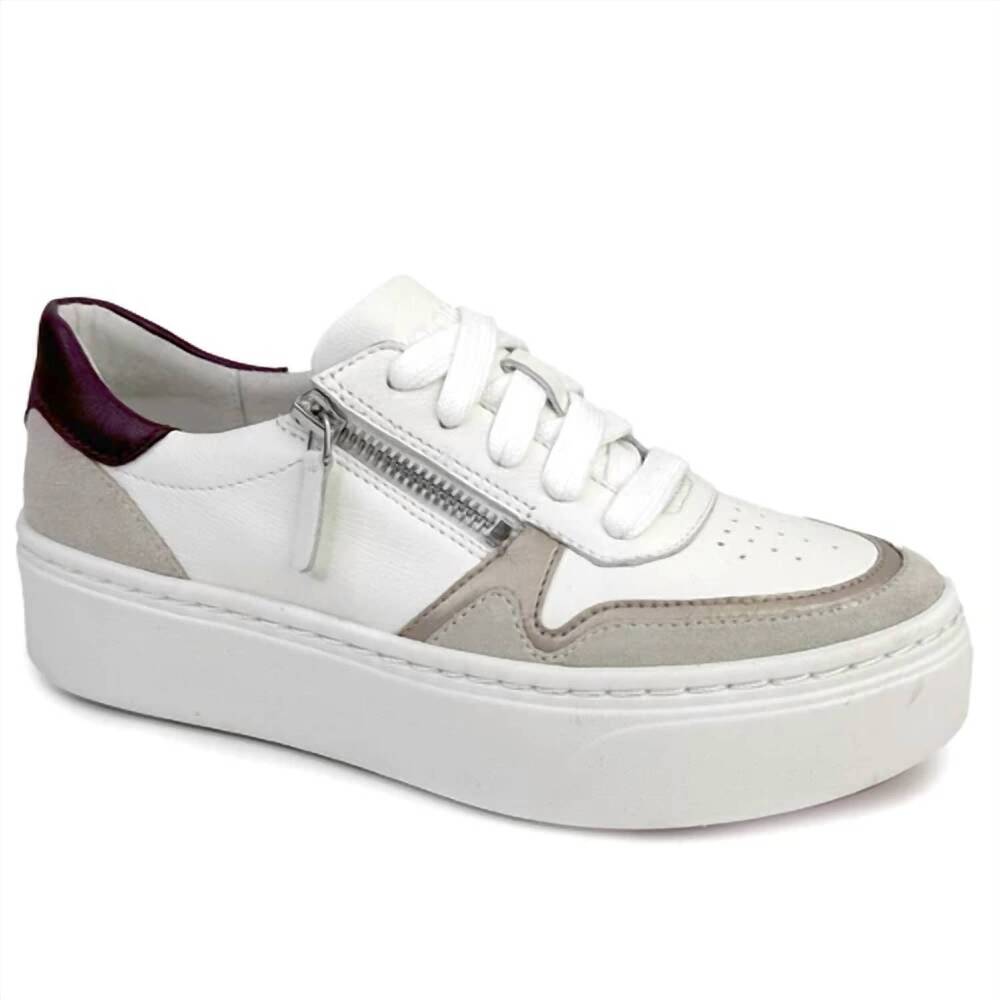 NEW AETREX women's leigh sneaker in white